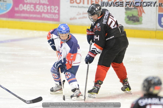 2015-04-12 Torneo di Pinzolo 3795 Aosta-Hockey Milano Rossoblu U12 Samuele Ravera